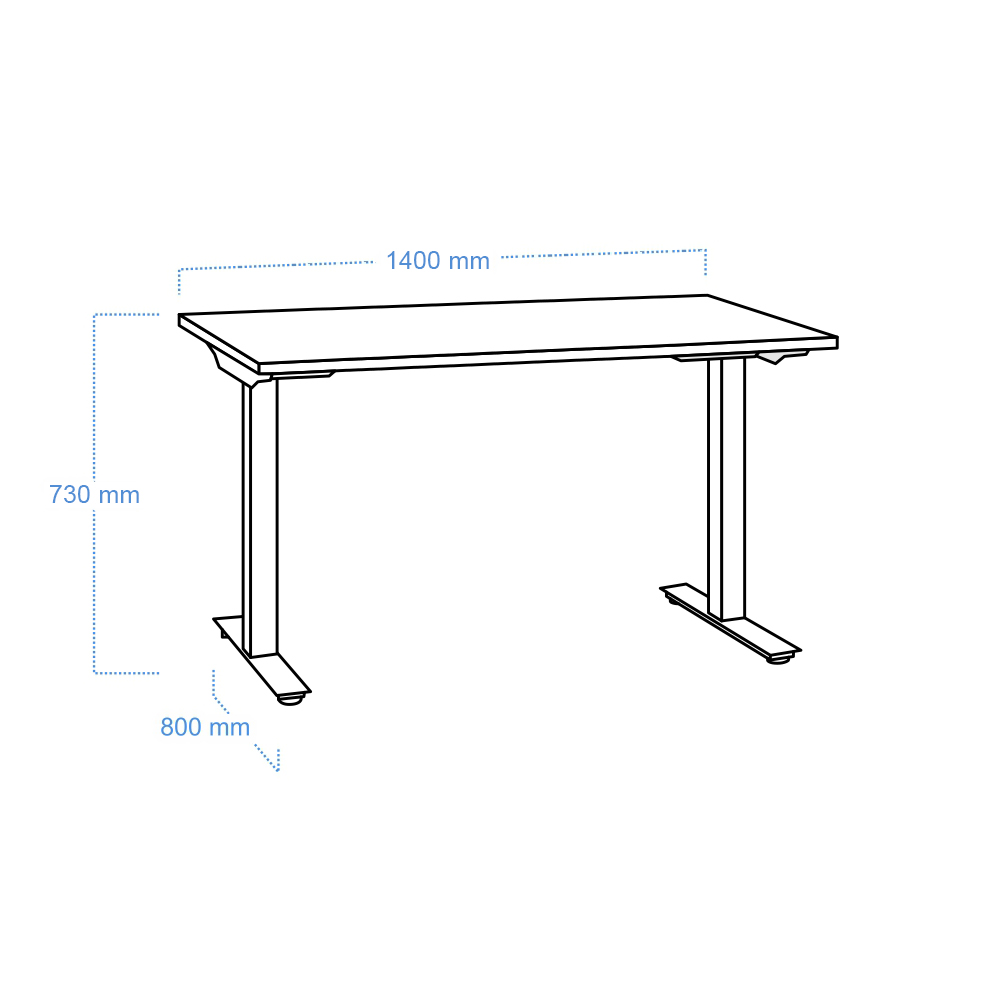 DESK PRO 140/80 AC