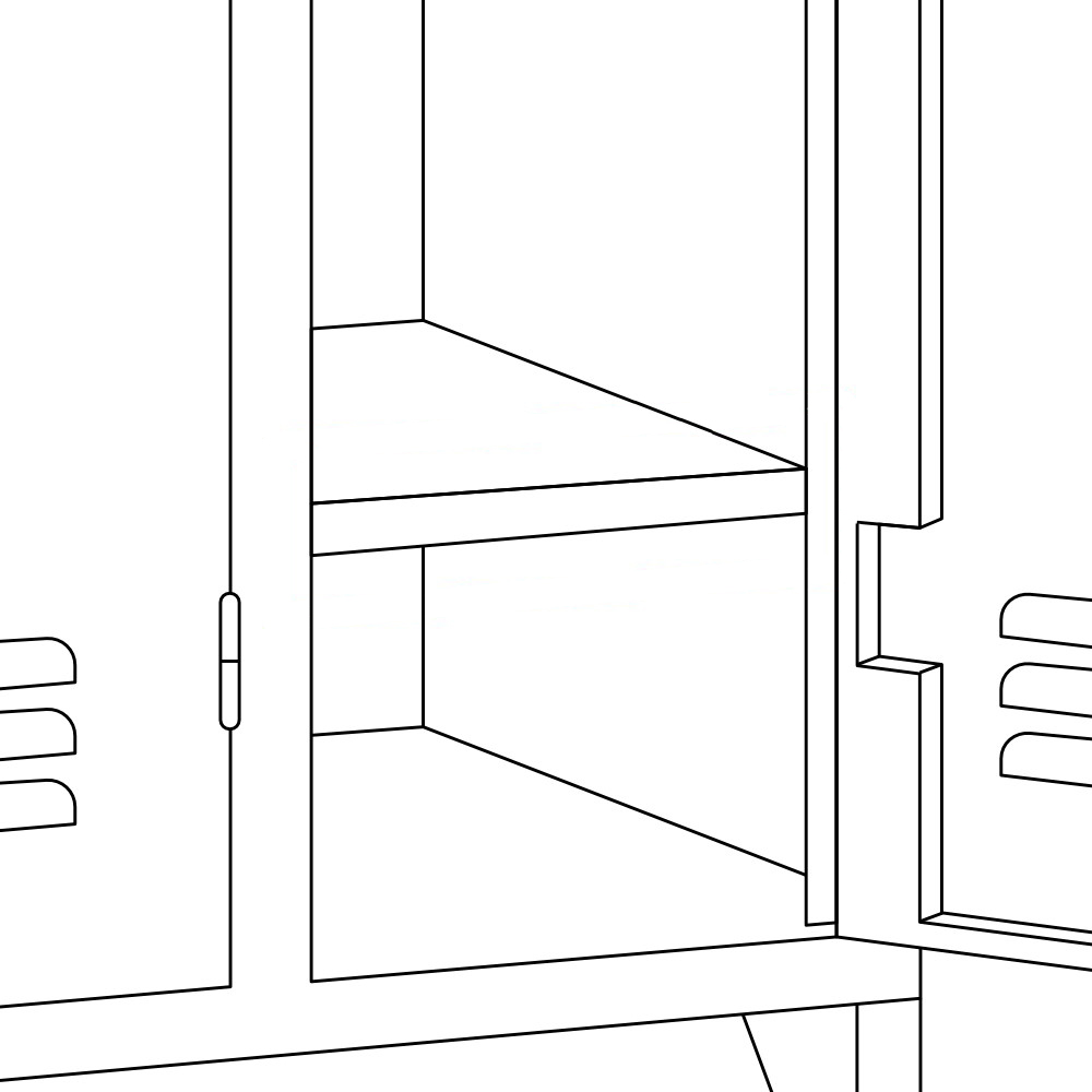 Dodatni set polica, SHELF KIT / PR 4